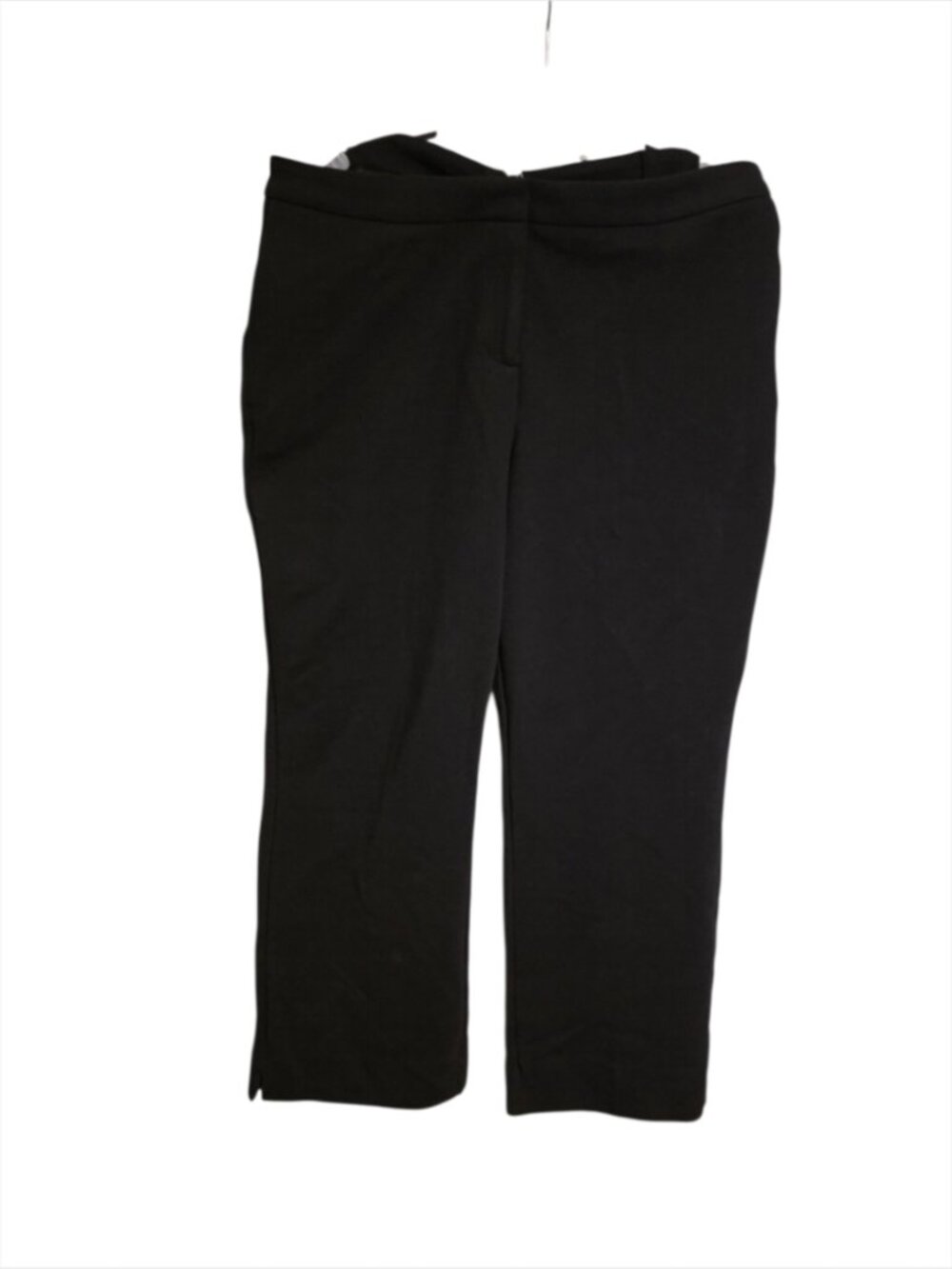 Joan Rivers Red Carpet Cotton Blend Ankle Pants Regular Stretch Sz L Casual